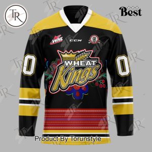 Brandon Wheat Kings Louis Riel Night Custom Name Limited Edition Hockey Jersey