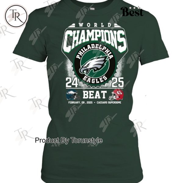 World Champions Philadelphia Eagles 2024-2025 Limited Edition T-Shirt