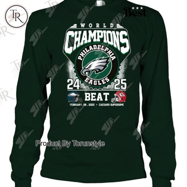 World Champions Philadelphia Eagles 2024-2025 Limited Edition T-Shirt