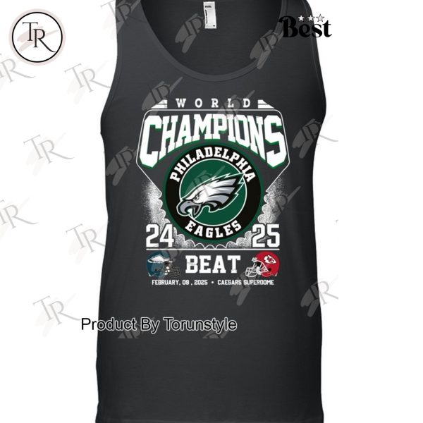 World Champions Philadelphia Eagles 2024-2025 Limited Edition T-Shirt