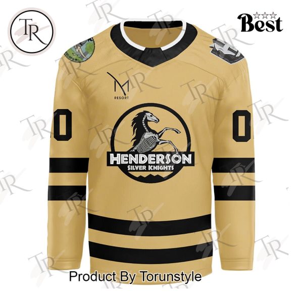 Henderson Silver Knights Jurassic Knight 2025 Custom Name Limited Edition Hockey Jersey