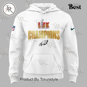 Let’s Hunt’ LIX Super Bowl Champions Philadelphia Eagles Limited Edition Hoodie – White