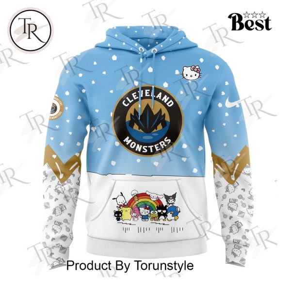 2025 Cleveland Monsters x Hello Kitty Limited Edition Hoodie