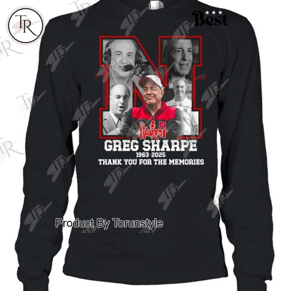 Greg Sharpe 1963-2025 Thank You For The Memories T-Shirt