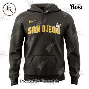 San Diego Padres 2025 Hello Kitty Night Hoodie