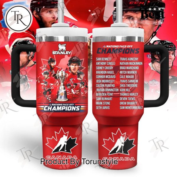 Hockey Canada 2025 4 Nations Face-Off Champions 40oz Tumbler