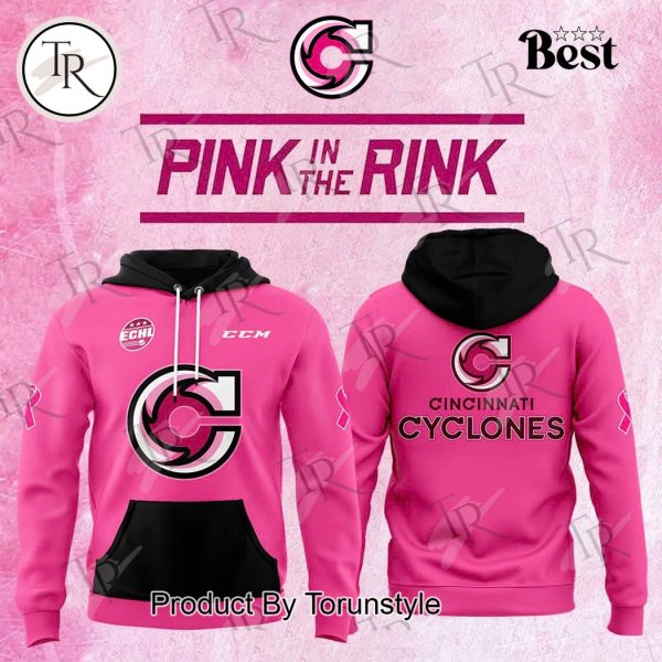 Cincinnati Cyclones Pink In The Rink 2025 Special Edition Hoodie