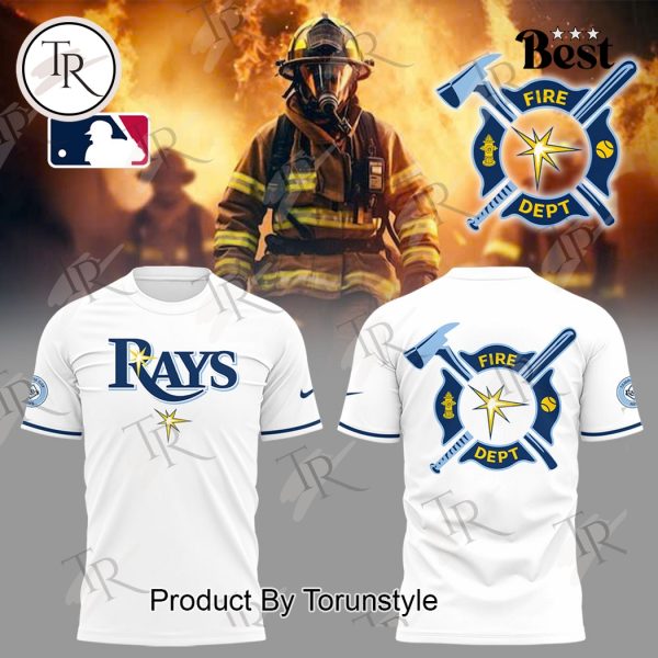 Tampa Bay Rays 2025 Firefighter Appreciation Night Limited Edition Hoodie – White