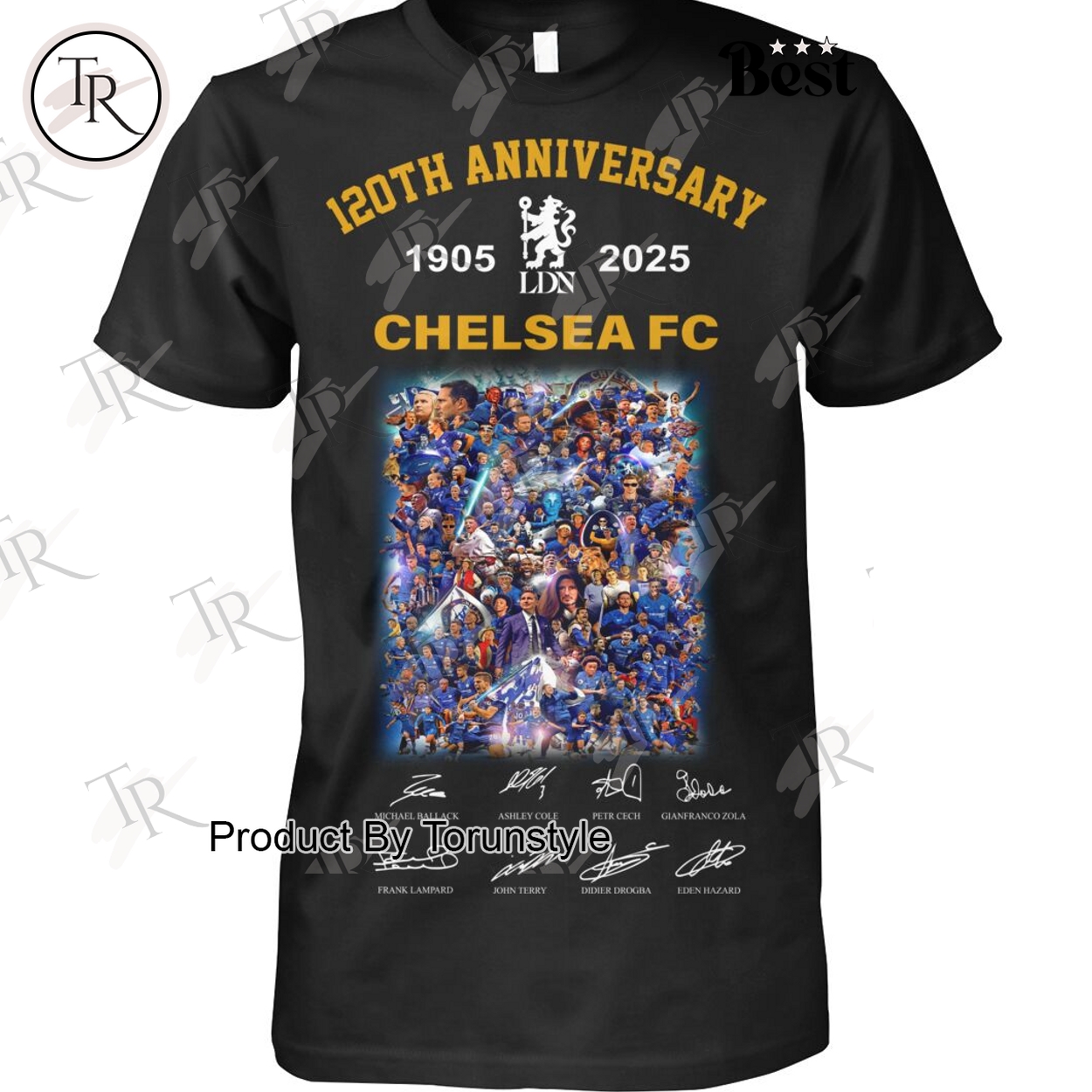 120th Anniversary 1905-2025 Chelsea FC Limited Edition T-Shirt 120th Anniversary 1905-2025 Chelsea FC Limited Edition T-Shirt