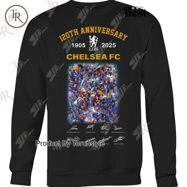 120th Anniversary 1905-2025 Chelsea FC Limited Edition T-Shirt