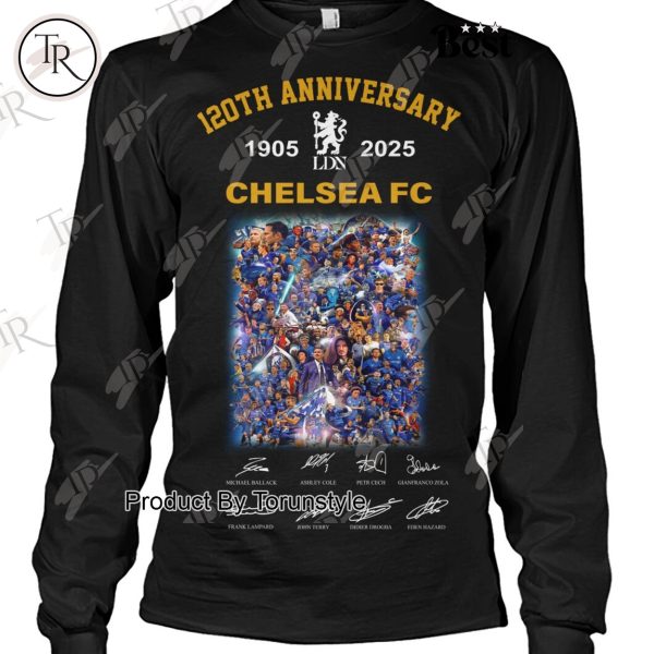 120th Anniversary 1905-2025 Chelsea FC Limited Edition T-Shirt