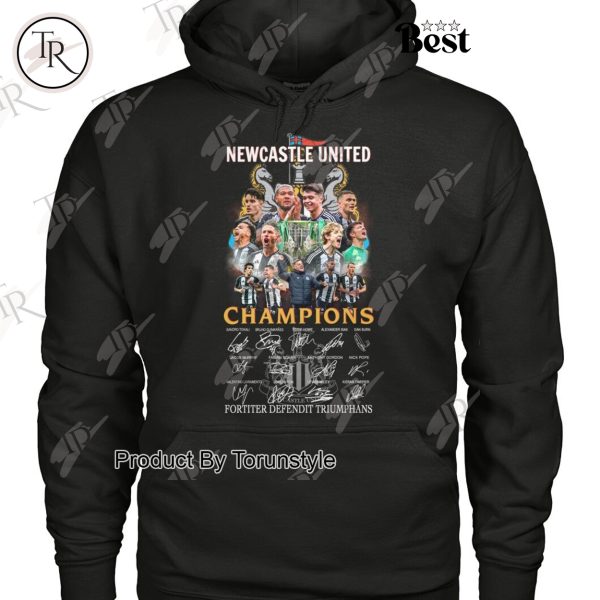 Newcastle United F.C Champions 2025 Fortiter Defendit Triumphans Limited Edition T-Shirt