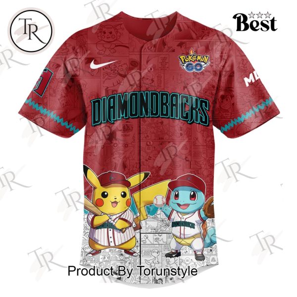 2025 Arizona Diamondbacks Pokemon Go Special Edition Baseball Jersey