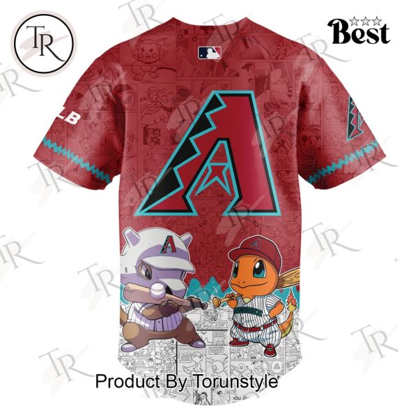 2025 Arizona Diamondbacks Pokemon Go Special Edition Baseball Jersey