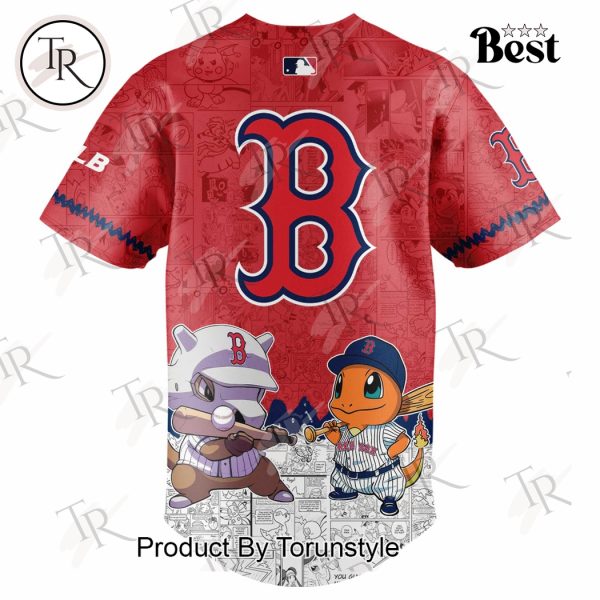 2025 Boston Red Sox Pokemon Go Special Edition Baseball Jersey