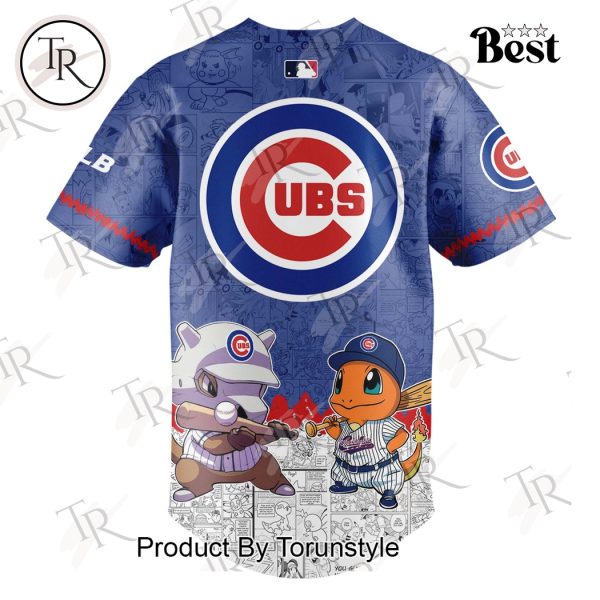 2025 Chicago Cubs Pokemon Go Special Edition Baseball Jersey