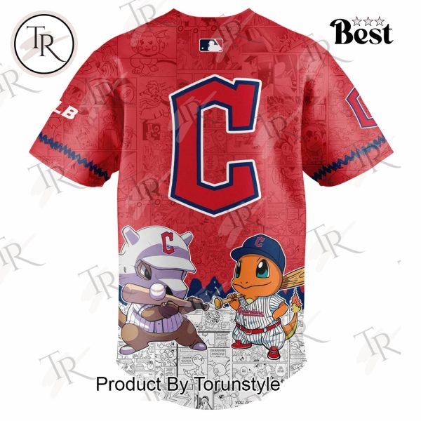 2025 Cleveland Guardians Pokemon Go Special Edition Baseball Jersey