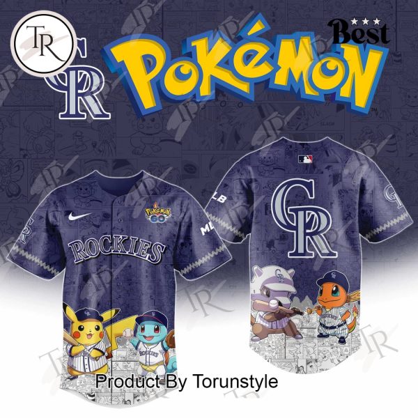 2025 Colorado Rockies Pokemon Go Special Edition Baseball Jersey