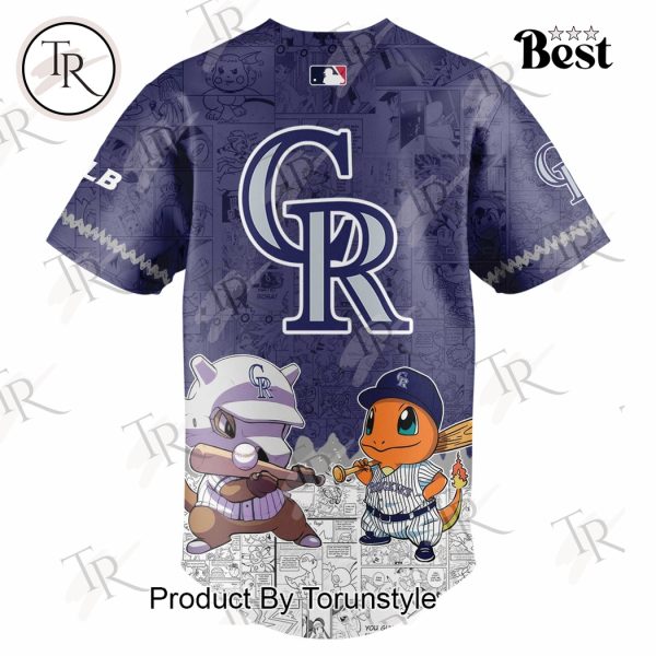 2025 Colorado Rockies Pokemon Go Special Edition Baseball Jersey