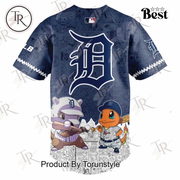 2025 Detroit Tigers Pokemon Go Special Edition Baseball Jersey