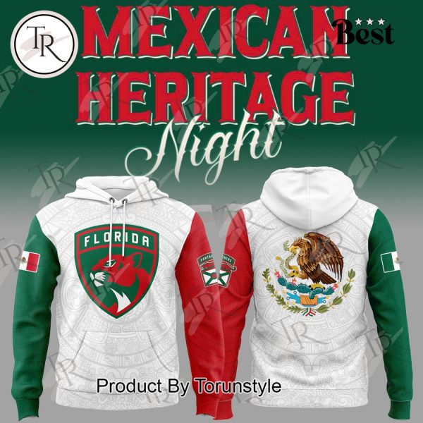 2025 Florida Panthers Mexican Heritage Night Limited Edition Hoodie