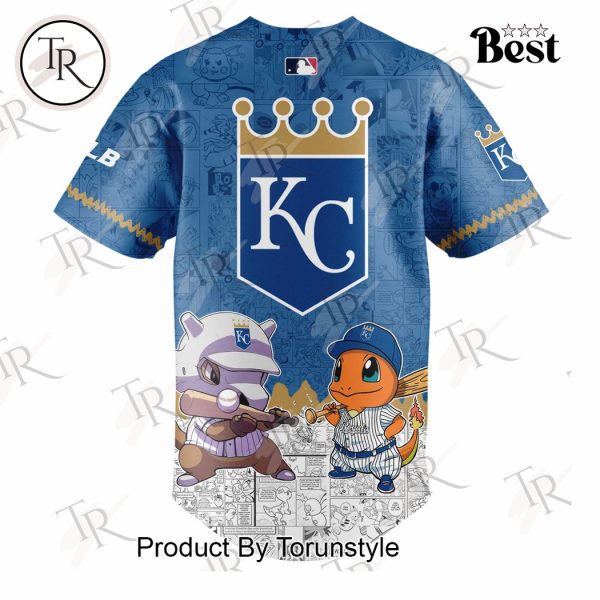 2025 Kansas City Royals Pokemon Go Special Edition Baseball Jersey
