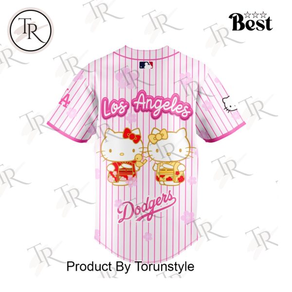 2025 Los Angeles Dodgers Hello Kitty Night Happy G_ls Day Special Edition Baseball Jersey