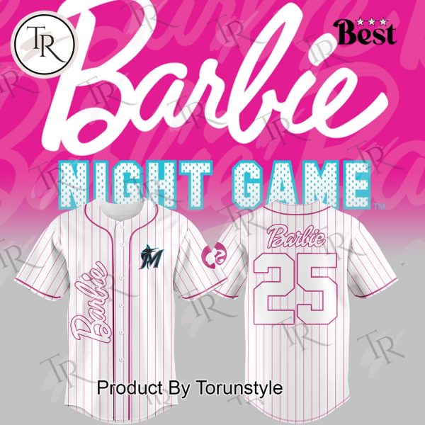 2025 Los Angeles Dodgers MLB Barbie Night Game Limited Edition Baseball Jersey