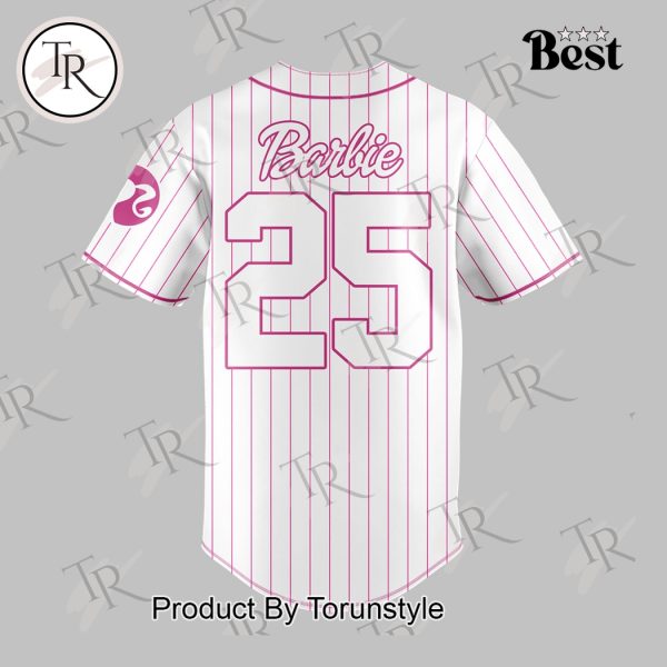 2025 Los Angeles Dodgers MLB Barbie Night Game Limited Edition Baseball Jersey