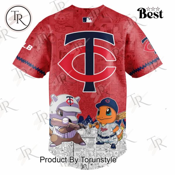 2025 Minnesota Twins Pokemon Go Special Edition Baseball Jersey