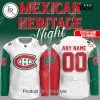 2025 Ottawa Senators Mexican Heritage Night Custom Name Limited Edition Hockey Jersey