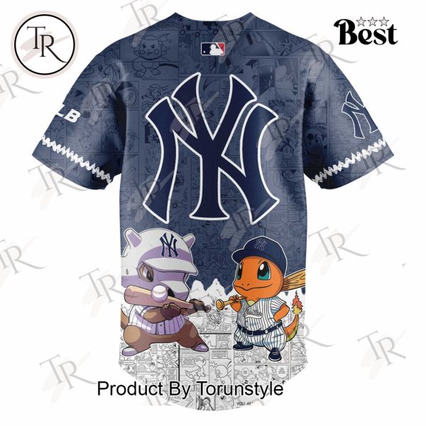 2025 New York Yankees Pokemon Go Special Edition Baseball Jersey