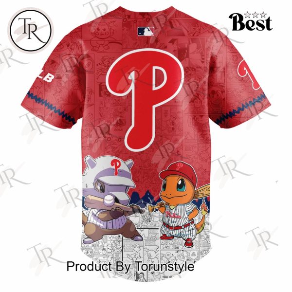 2025 Philadelphia Phillies Pokemon Go Special Edition Baseball Jersey