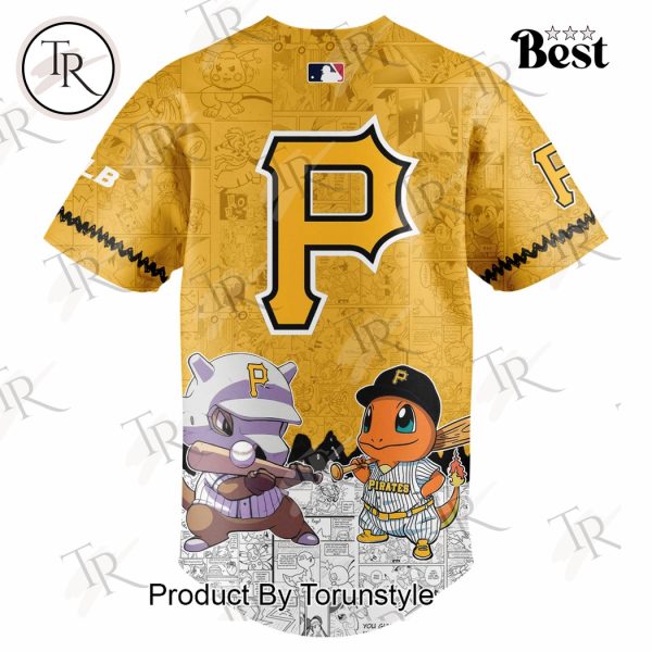 2025 Pittsburgh Pirates Pokemon Go Special Edition Baseball Jersey