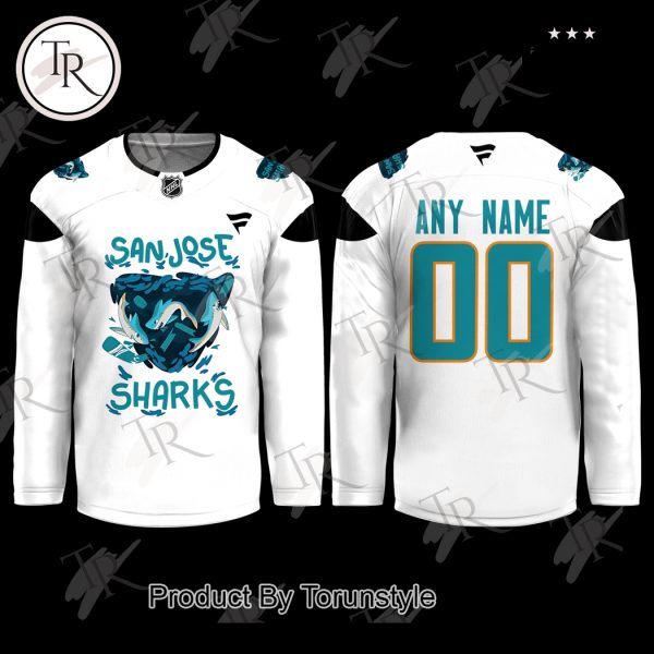 2025 San Jose Sharks Women’s History Month Custom Name Limited Edition Hockey Jersey