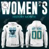 2025 San Jose Sharks Women’s History Month Custom Name Limited Edition Hockey Jersey