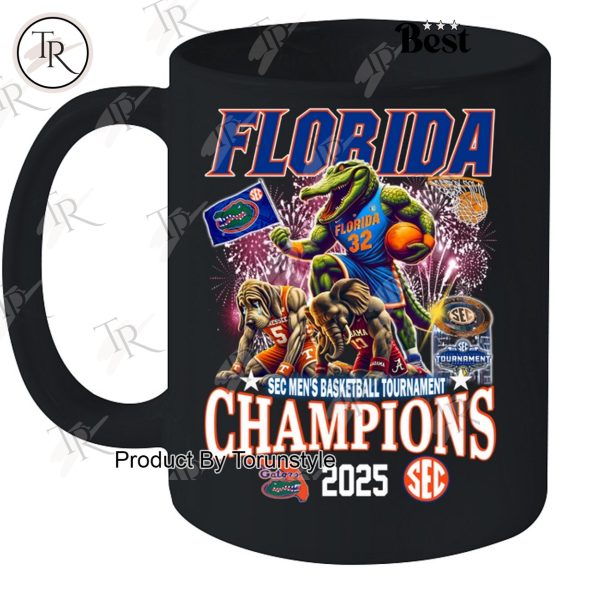 2025 SEC Men’s Basketball Tournament Champions Florida Gators Limited Edition T-Shirt