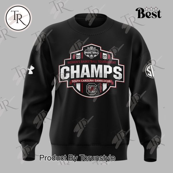 2025 South Carolina Gamecocks Women’s Basketball Tournament Champs Hoodie