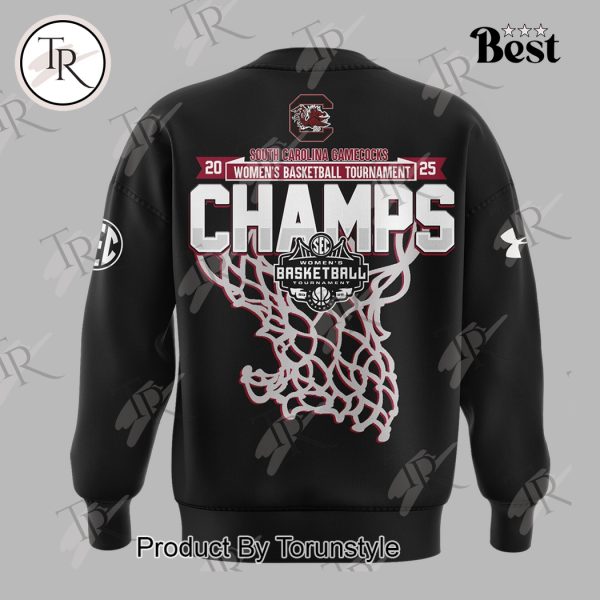 2025 South Carolina Gamecocks Women’s Basketball Tournament Champs Hoodie