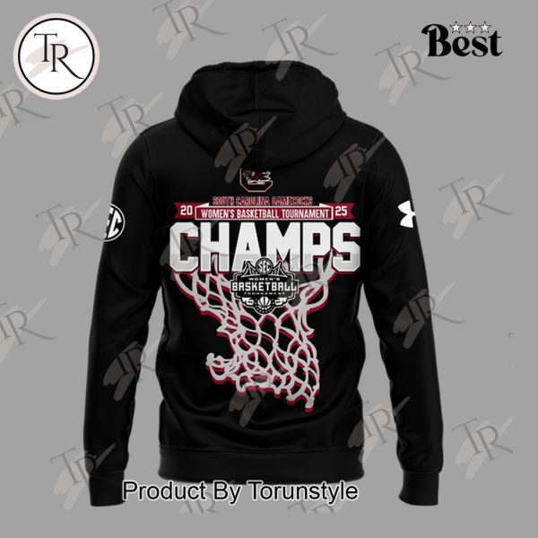 2025 South Carolina Gamecocks Women’s Basketball Tournament Champs Hoodie