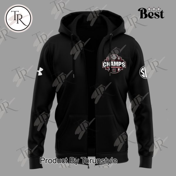 2025 South Carolina Gamecocks Women’s Basketball Tournament Champs Hoodie