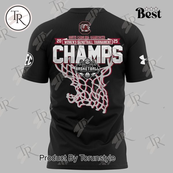 2025 South Carolina Gamecocks Women’s Basketball Tournament Champs Hoodie