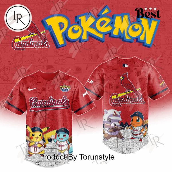 2025 St.Louis Cardinals Pokemon Go Special Edition Baseball Jersey