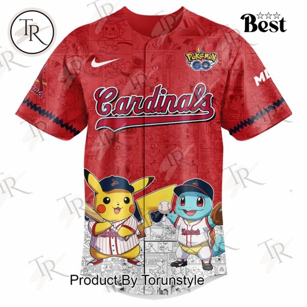 2025 St.Louis Cardinals Pokemon Go Special Edition Baseball Jersey