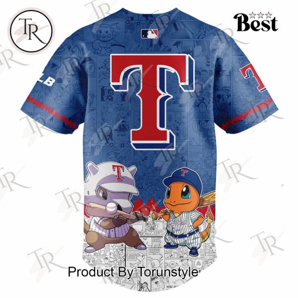 2025 Texas Rangers Pokemon Go Special Edition Baseball Jersey