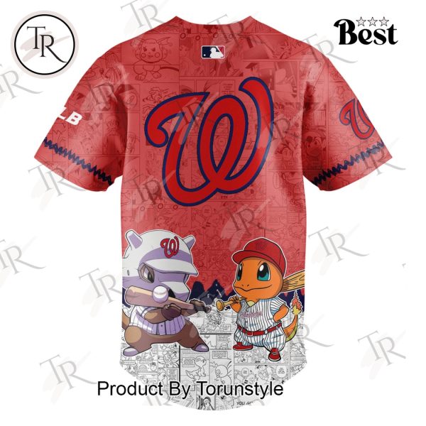 2025 Washington Nationals Pokemon Go Special Edition Baseball Jersey