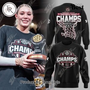 2025 South Carolina Gamecocks Women’s Basketball Tournament Champs Hoodie