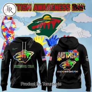 Minnesota Wild Autism Awareness Accept Understand Love Limited Edition Hoodie