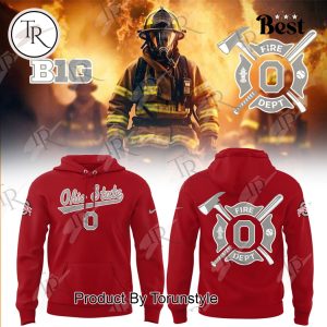 Ohio State Buckeyes Firefighter Appreciation Night 2025 Limited Edition Hoodie – Red