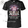San Francisco 49ers 80 Seasons 1946-2026 Thank You For The Memories Limited Edition T-Shirt
